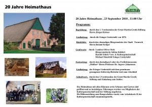 20 Jahre Heimathaus Programm